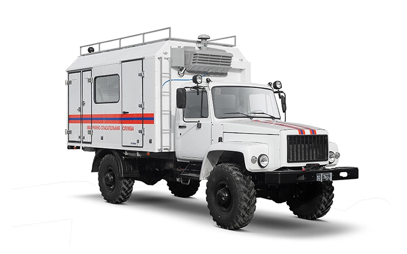 Автомобиль-мастерская МЧС на базе шасси ГАЗ-33081