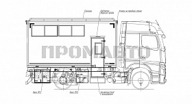 Галерея Конструкция мобильного учебного класса на базе шасси Mercedes-Benz Actros 1848L 2