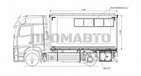 Галерея Конструкция мобильного учебного класса на базе шасси Mercedes-Benz Actros 1848L 1