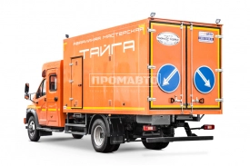 Мастерская на базе шасси ГАЗон NEXT с кабиной "Тайга" 2