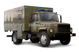 Специальный автомобиль МВД для перевозки задержанных на базе шасси ГАЗ 3309 1