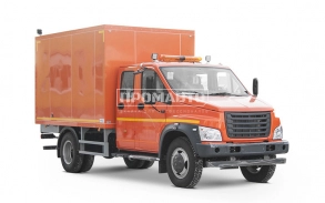 Передвижная мастерская на базе шасси ГАЗон NEXT в каркасной комплектации 1