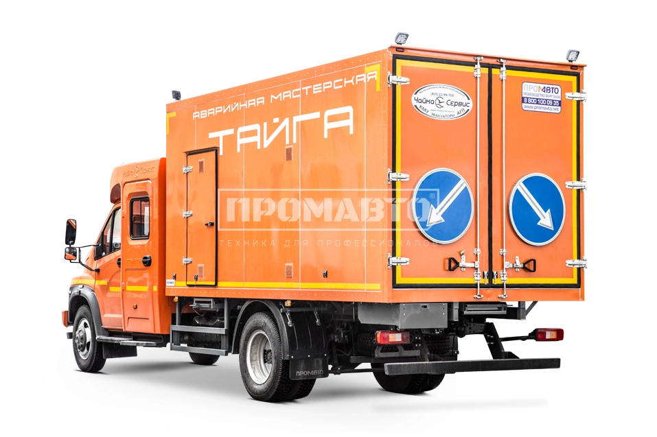 Мастерская на базе шасси ГАЗон NEXT с кабиной "Тайга" 2
