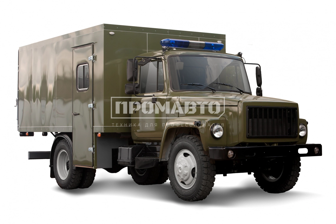 Специальный автомобиль МВД для перевозки задержанных на базе шасси ГАЗ 3309 1