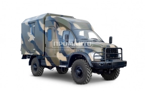 Автомобиль для охоты и рыбалки на базе шасси ГАЗ 33081 с двухрядной кабиной Тайга 1