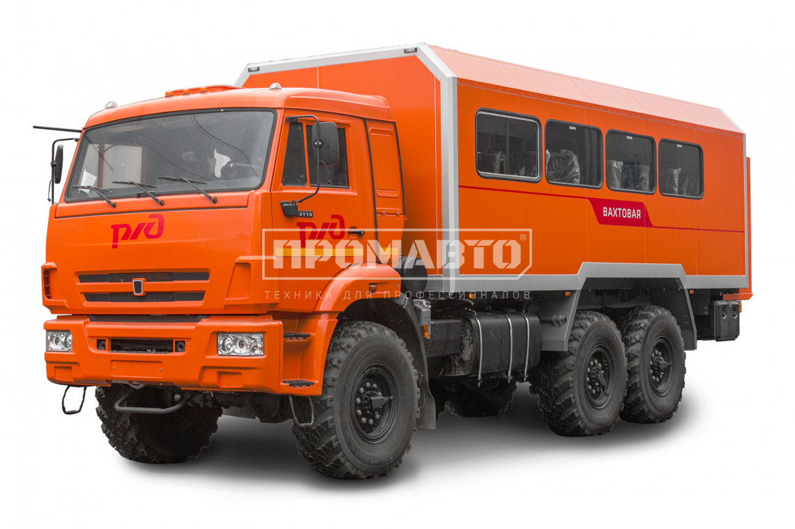 Вахтовый автобус для ремонтных бригад на базе шасси КАМАЗ 43118 1