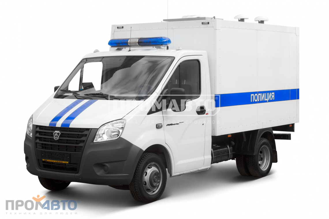 Специальный автомобиль для перевозки задержанных на базе шасси ГАЗель Next 1