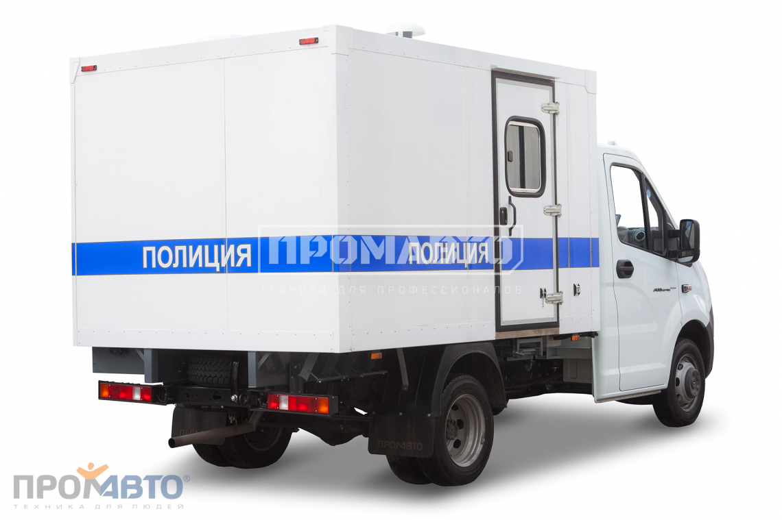 Специальный автомобиль для перевозки задержанных на базе шасси ГАЗель Next 3